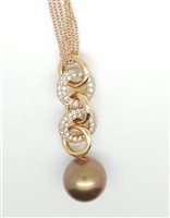 Collar Medea Mujer in Oro rosa Perla JS1989 - JS1989